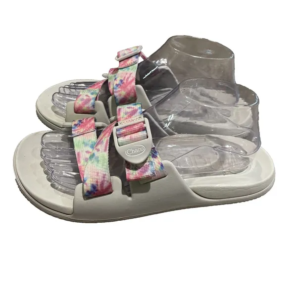 Chacos Women's Chillos Sandal Slide Light Tie Dye Size 9 Adjustable Strap - Image 3