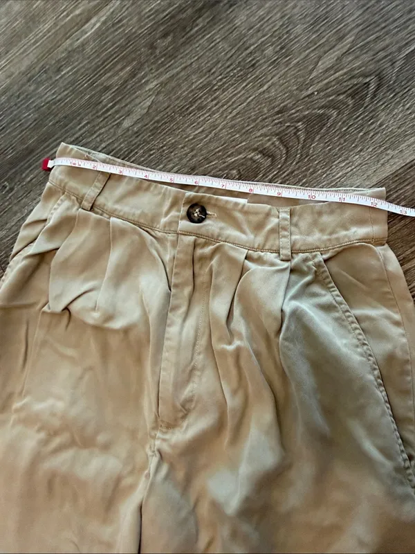 Reformation khaki straight leg pants beige tan 0 - Image 4