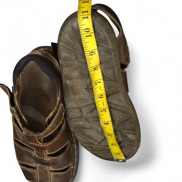 Dr Martens Fisherman Sandals Mens UK 9 US 10 Docs England Made Leather Vintage - Image 4
