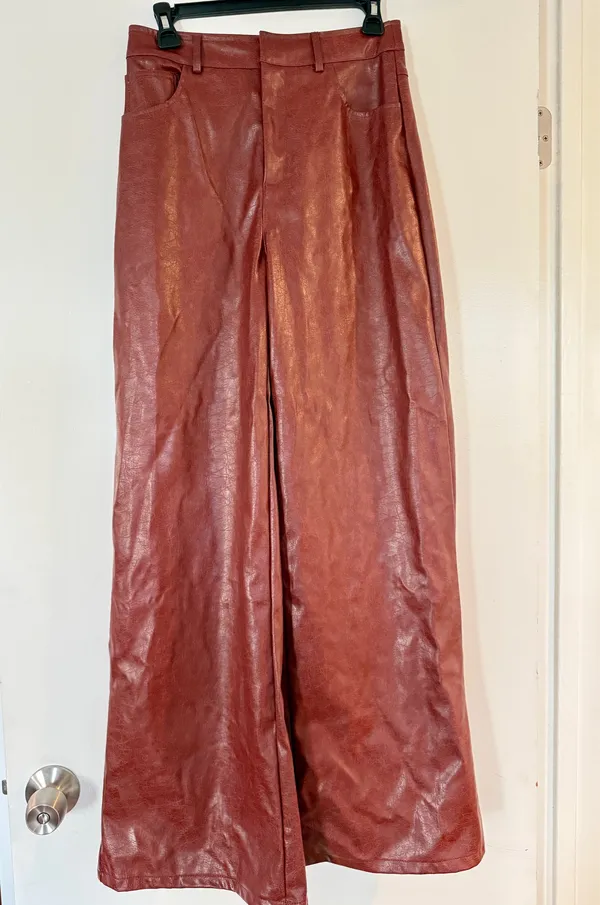Faux leather pants  - Image 2
