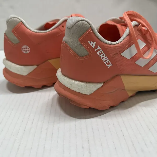 Adidas Terrex Shoes Womens Size 10 Orange Mesh Trail Running Sneakers - Image 3