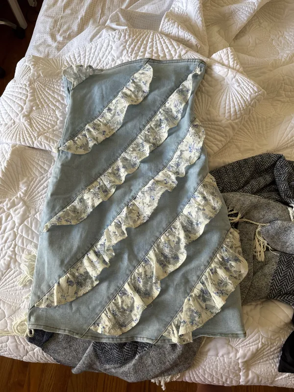 Light Blue denim dress - Image 2