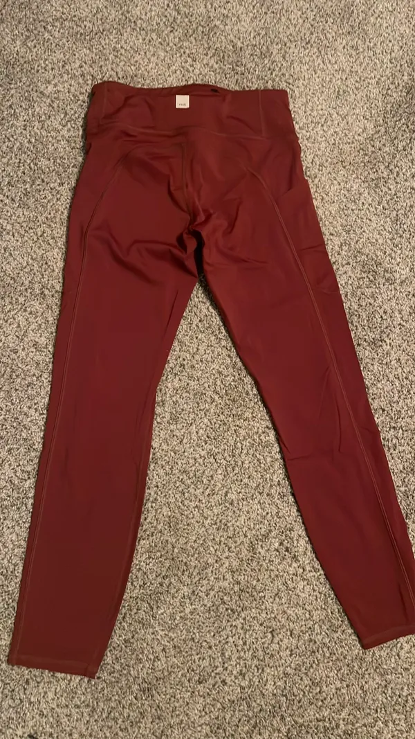 Burnt Red Vuori Leggings Small - Image 2