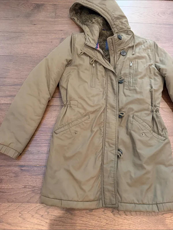 American Eagle Women's Size Small Sherpa Lined Hooded Jacket - C34-130 - Image 6
