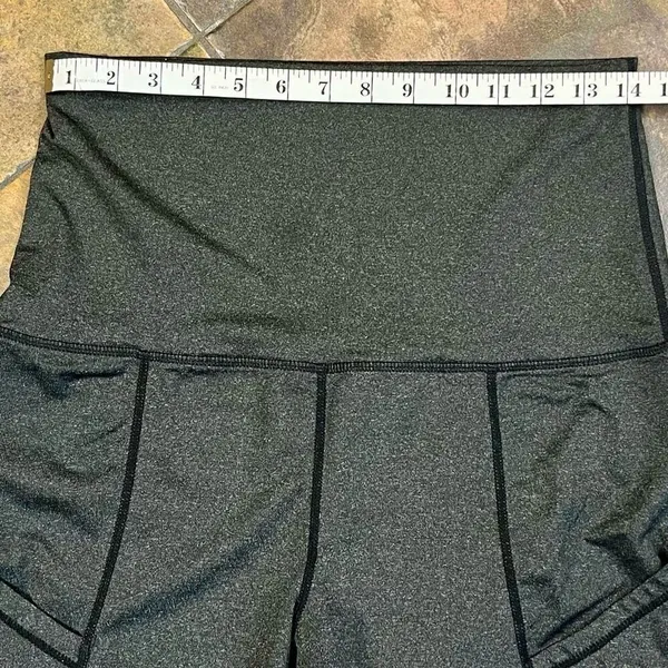 Maacie Maternity High Rise Gray Athletic Leggings M - Image 2