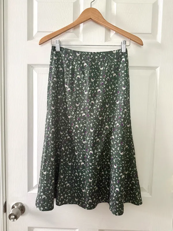 Allegra K Floral Midi Skirt - Image 6