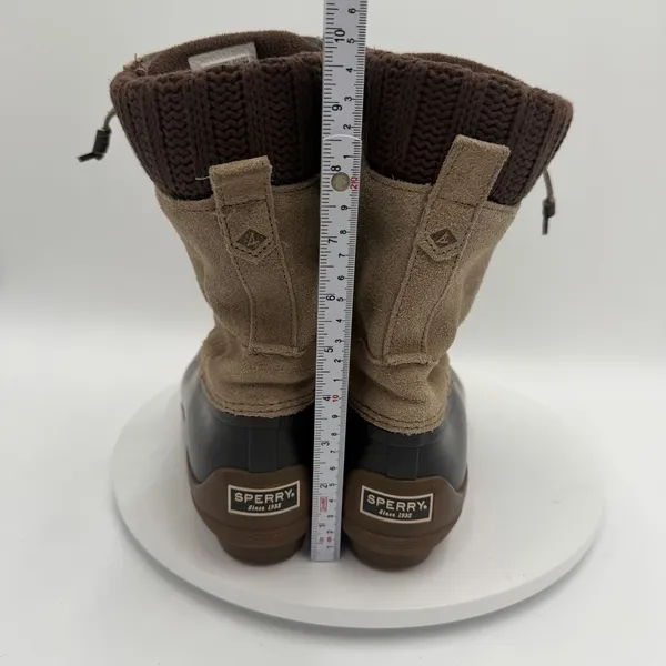 Sperry Top-Sider‎ Brown Syren Misty Knit Cuff Waterproof Duck Boots Women's 11 - Image 5