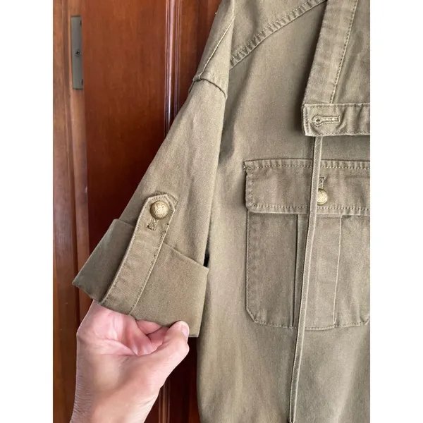 Lauren Ralph Lauren Vondra Twill cropped jacket size 14 - Image 2