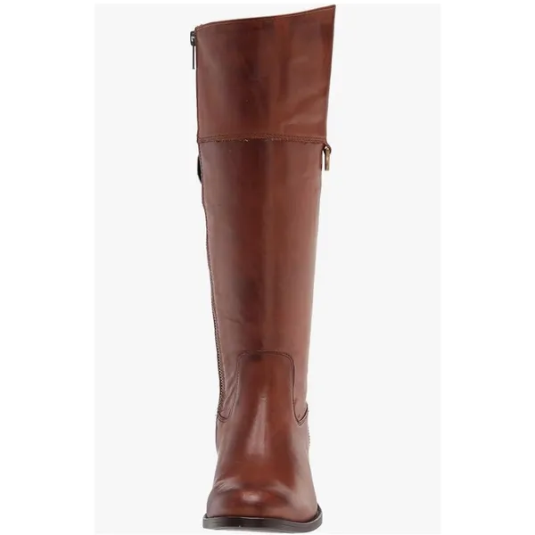 Frye Melissa D Ring Riding Boots Caramel‎ Antique Pull Up Leather Sz 9 NWOB - Image 2