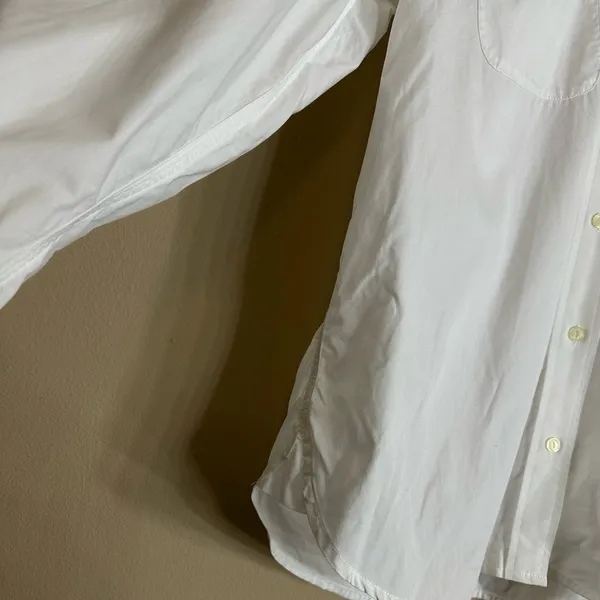 Lauren jeans Co Ralph Lauren White‎ button down Large - Image 2