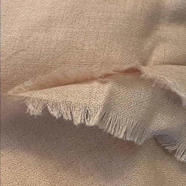 Pashmina nwt full, fine $375 Kashmir Paradise Arts Beige cashmere - Image 6
