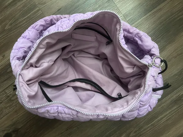 Free People Movement Lilac Quilted Carryall - Image 6