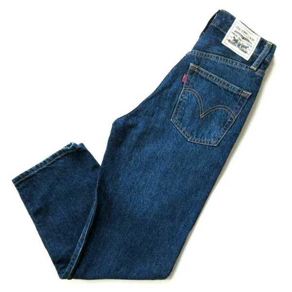 NWT Levi's Wellthread Ribcage Straight Ankle Super High Rise Crop Jeans 25 - Image 8