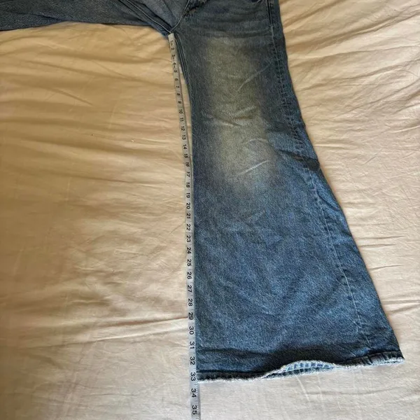 Petra153 Vintage High Waisted Stretch Wide Leg Jeans Size 29 - Image 7