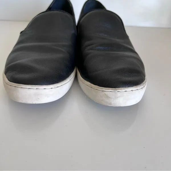 Birdies‎ The Swift Black Leather Slip On Sneakers - Image 4