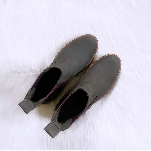 Timberland Courmayeur Valley Chelsea Boots, Olive Nubuck, Size 7.5 New in Box - Image 8