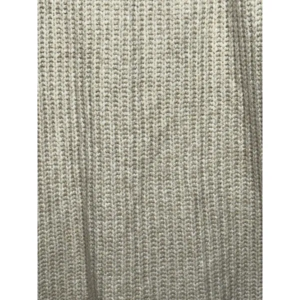 Abercrombie & Fitch Oversized Soft AF Tan Knit Mock Neck Turtleneck Sweater Sz M - Image 5