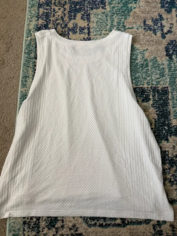 Lululemon White Cropped Tank - Image 2