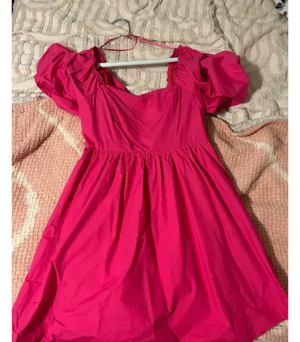 Marion Puff Sleeve Dress - Image 5
