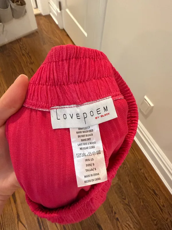 Love Poem Pink Set Size XS - Image 4