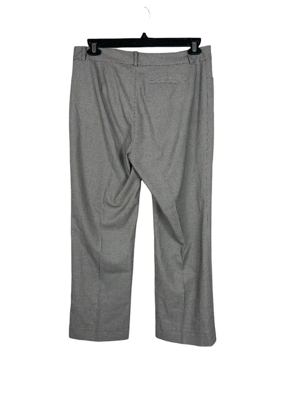 Lauren Ralph Lauren Black White Houndstooth Pants Size 12 Office Academia READ - Image 2
