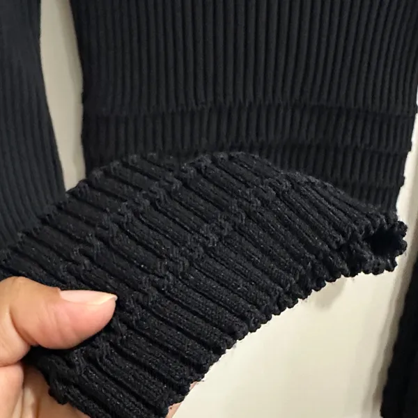 Maeve by Anthropologie Black Knit Top - Image 8