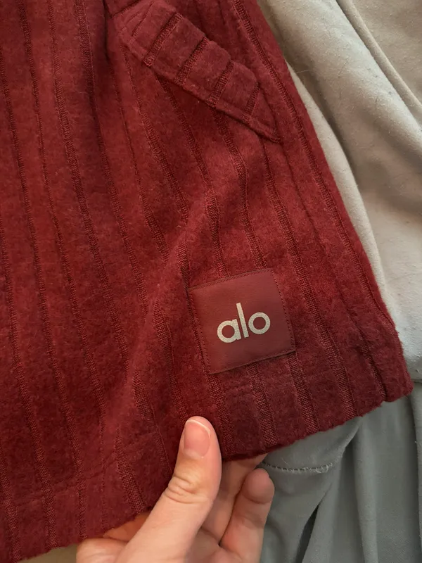 Alo Ribbed Take Comfort Short - Image 3