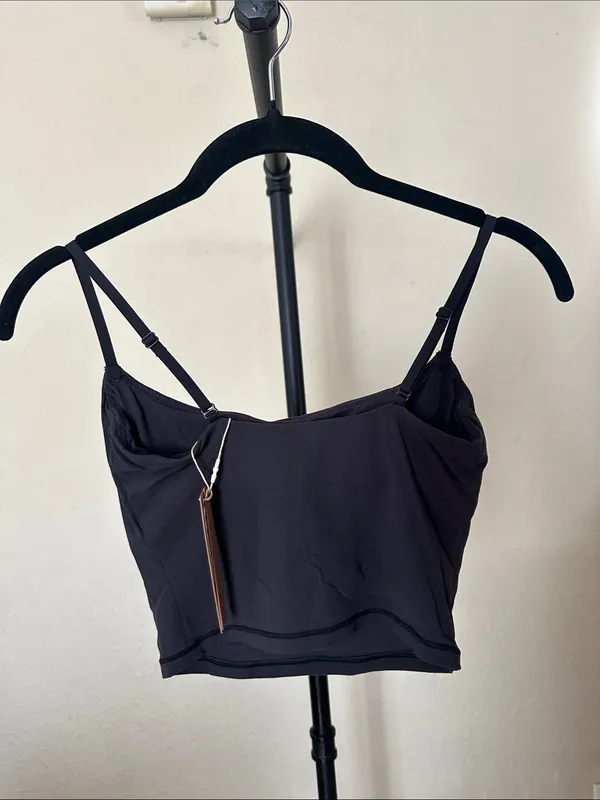 Skims NWT Fits Everybody Cropped Cami in Onyx Black size XS - Image 5