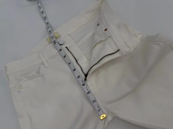 Mother Jeans Women’s 29 White Denim the Insider Crop Step Fray 1157-753 26” - Image 6