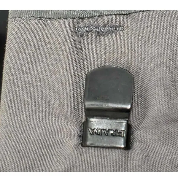 Prada Tailored Straight Leg Pants Trousers Gray Size 38 4 Small - Image 7