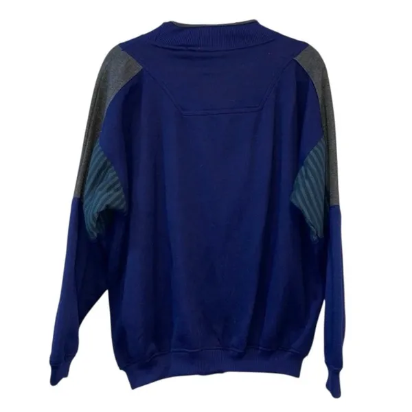 Vintage Gitano Blue Pullover Sweatshirt 90s Utility‎ Aesthetic Retro Sport Core - Image 5