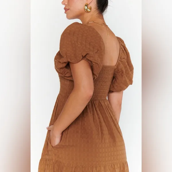 SHOW ME YOUR MUMU Joanna Maxi Dress In Brown - Image 4