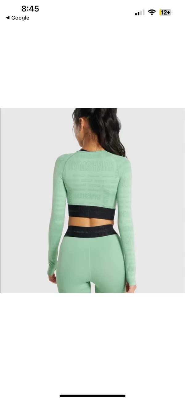 Gymshark mint long sleeve shirt - Image 5