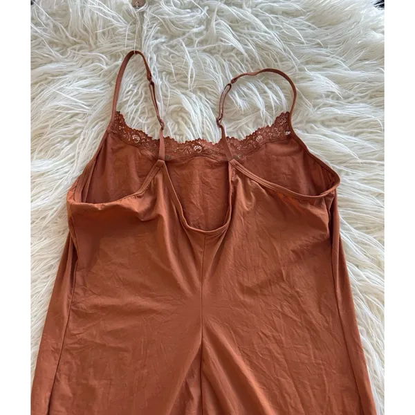 Skims Fits Everybody Lace Slip Dress Bronze Size 2X - Image 8