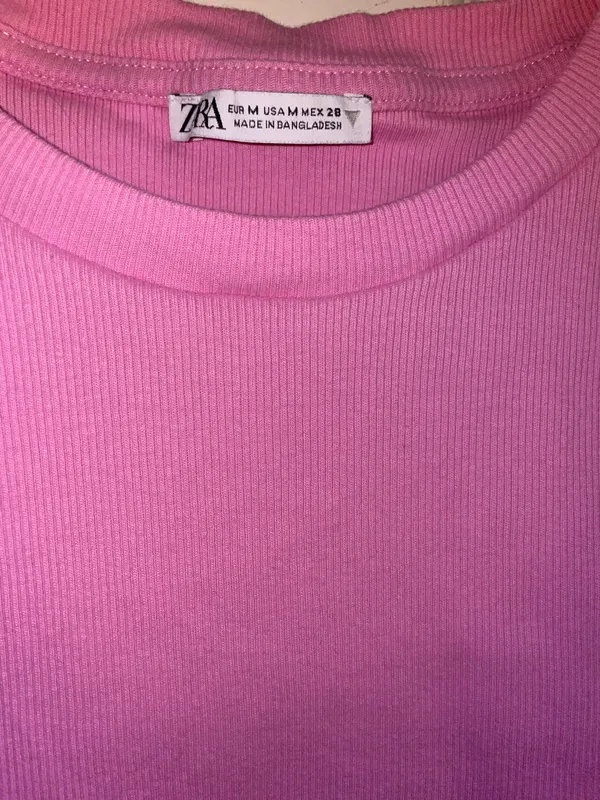 ZARA Pink Tee - Image 3