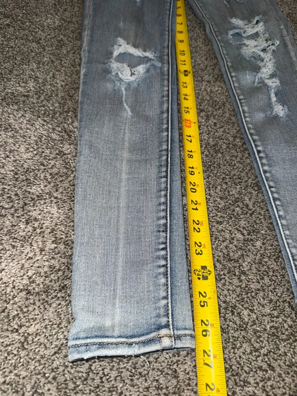 American Eagle Outfitters Super Stretch Distressed Skinny Jeans - Image 6