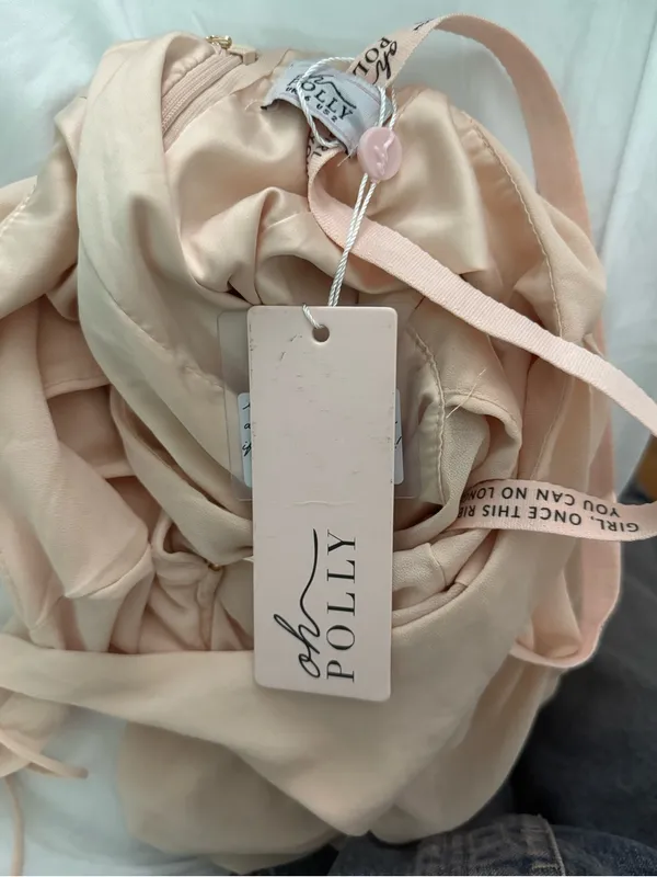 Oh Polly Etta Dress in Cream - Image 4