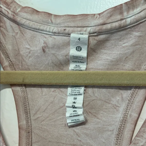 Lululemon Pink Sleeveless Women's Top - Image 2