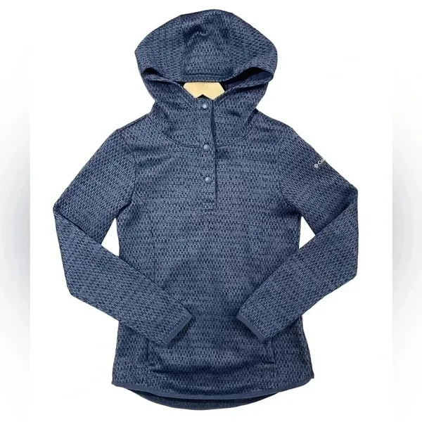 Columbia Rosenblum Performance Blue Hooded Pullover - Image 2