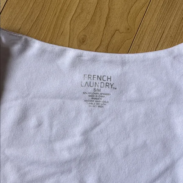 French Laundry White Tank Top - Image 2