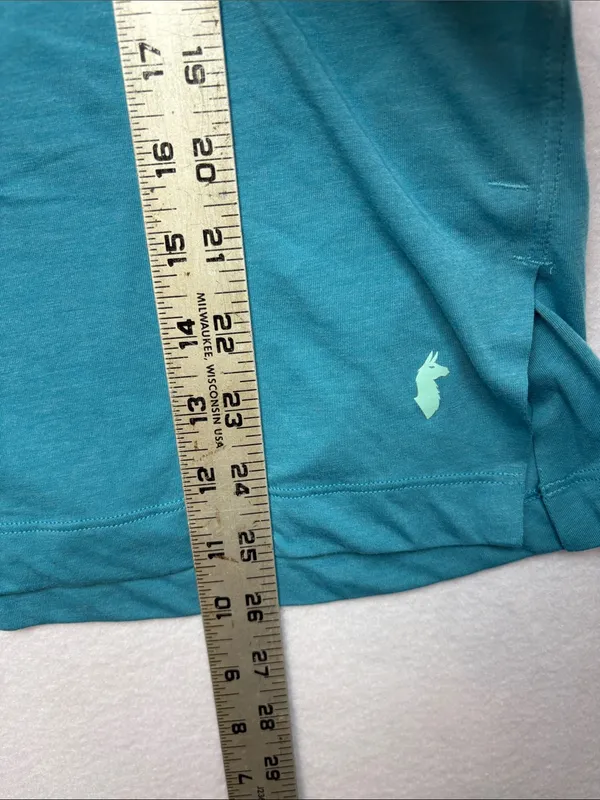 cotopaxi size medium blue Teal V-Neck Short Sleeve Tee - Image 6