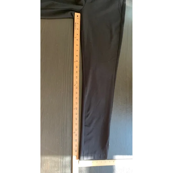 Michael Kors Women Black Ankle Dress Pants Gold Hardware Stretch Size 6 Nautical - Image 10