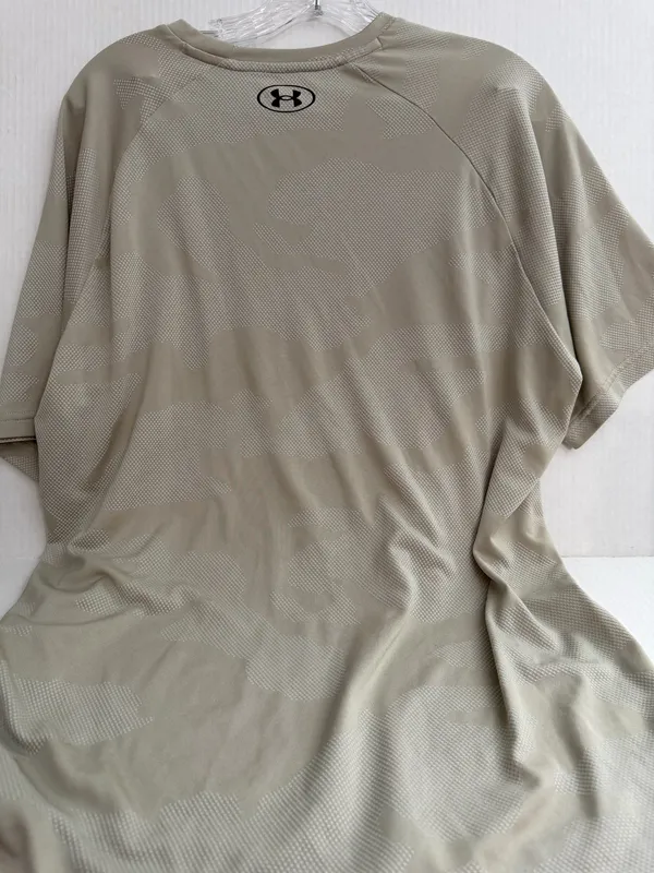 Under Armour Men’s Performance T-Shirt in Tan - Image 3
