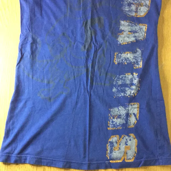 Women’s Florida Gators T-Shirt Blue/Gold Size Small - Image 3