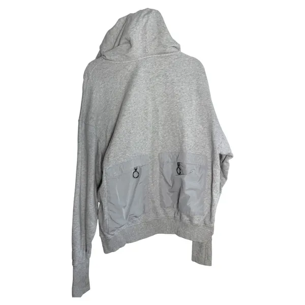 Free People FP Movement Fast Break Cotton Terry Pullover Grey Hoodie XS - Image 7