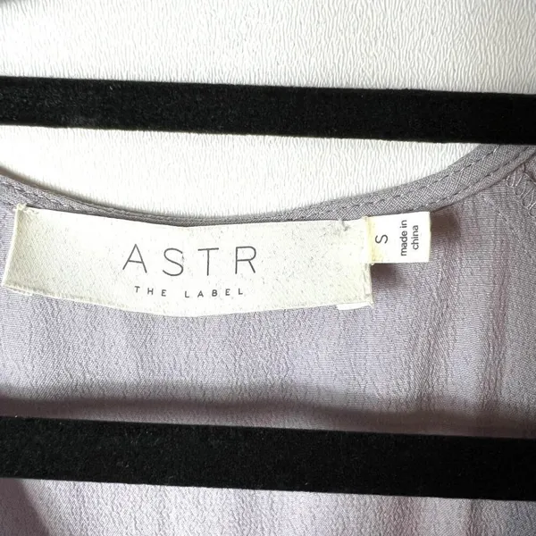ASTR the label purple lined‎ wrap dress women’s small - Image 5