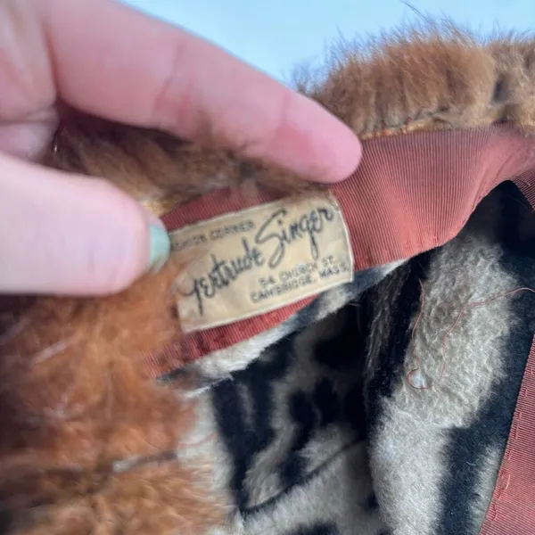 Gertrude Singer Women's Faux Fur Lined‎ Winter Pillbox Hat Brown Tan One Size - Image 10