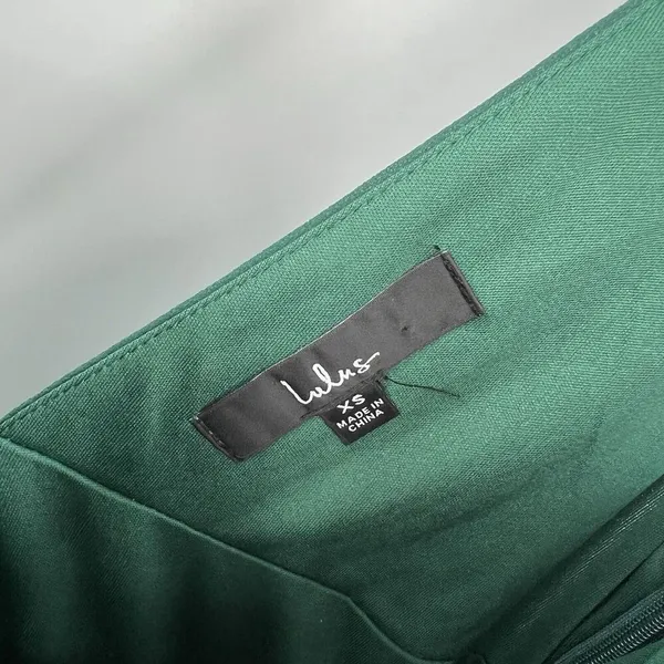 Lulus‎ Celebration Time Emerald Green Sleeveless Tiered Midi Dress Size XS - Image 9