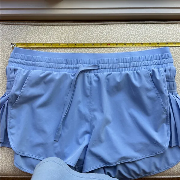 NWOT JoyLab Sky Blue Activewear Athletic Shorts with Fluted Skirt Sides size XXL - Image 6