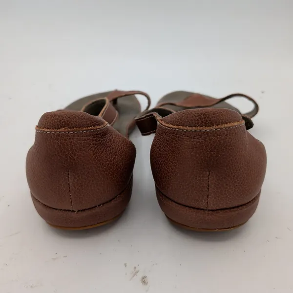 KEEN City of Palms Posted Sandals Brown Leather Flat Thong Womens‎ 7.5 1012390 - Image 5